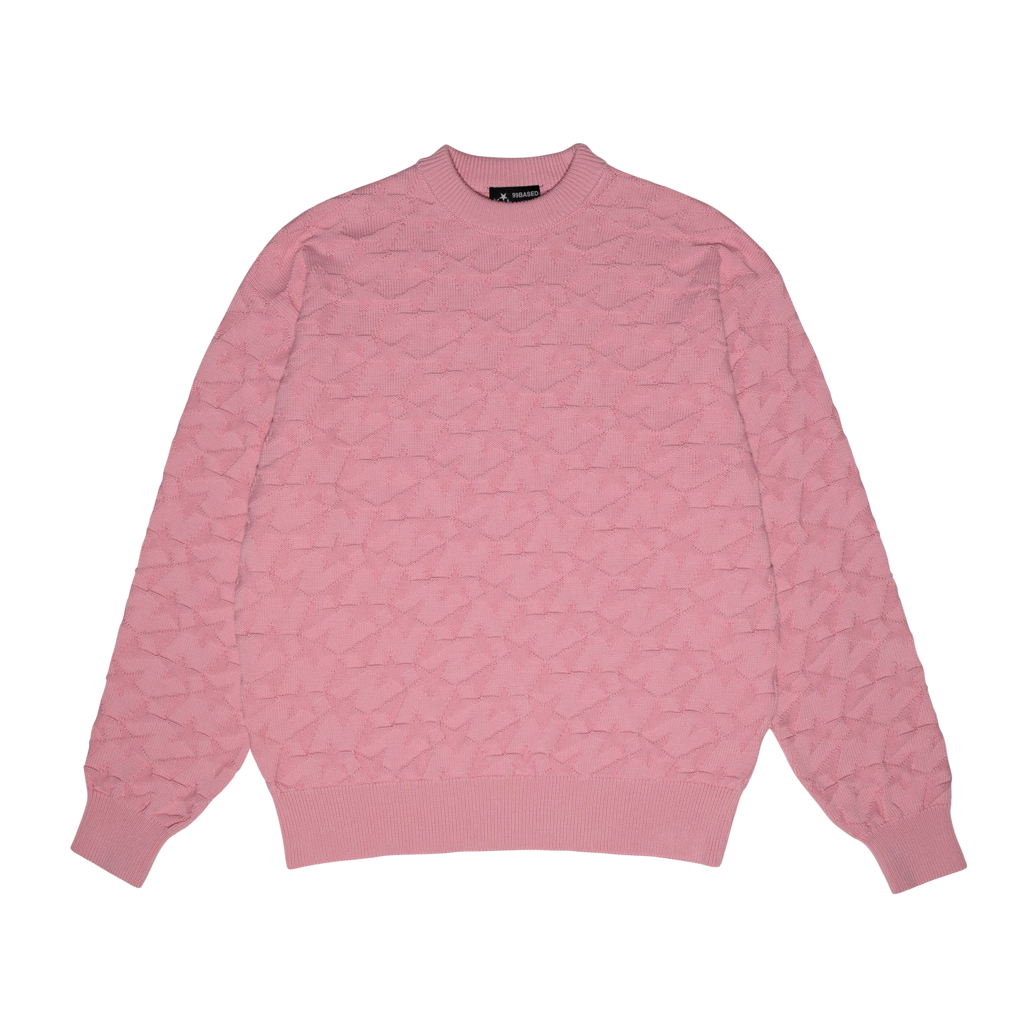 Web Stars Knit Sweater [Pink]