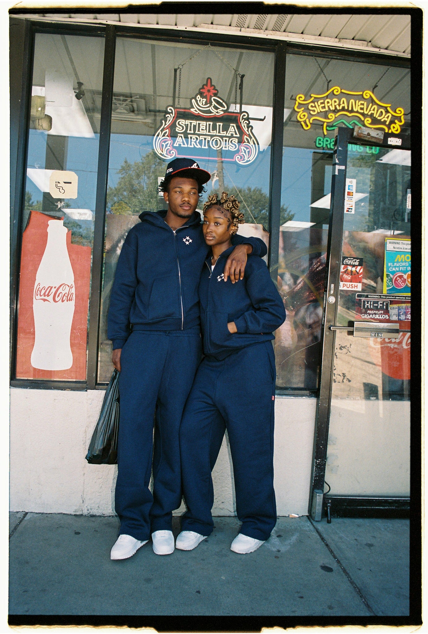 Logo Zip Hoodie [Navy]