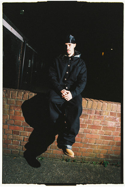 Hooded Jacket [Black/Camo]