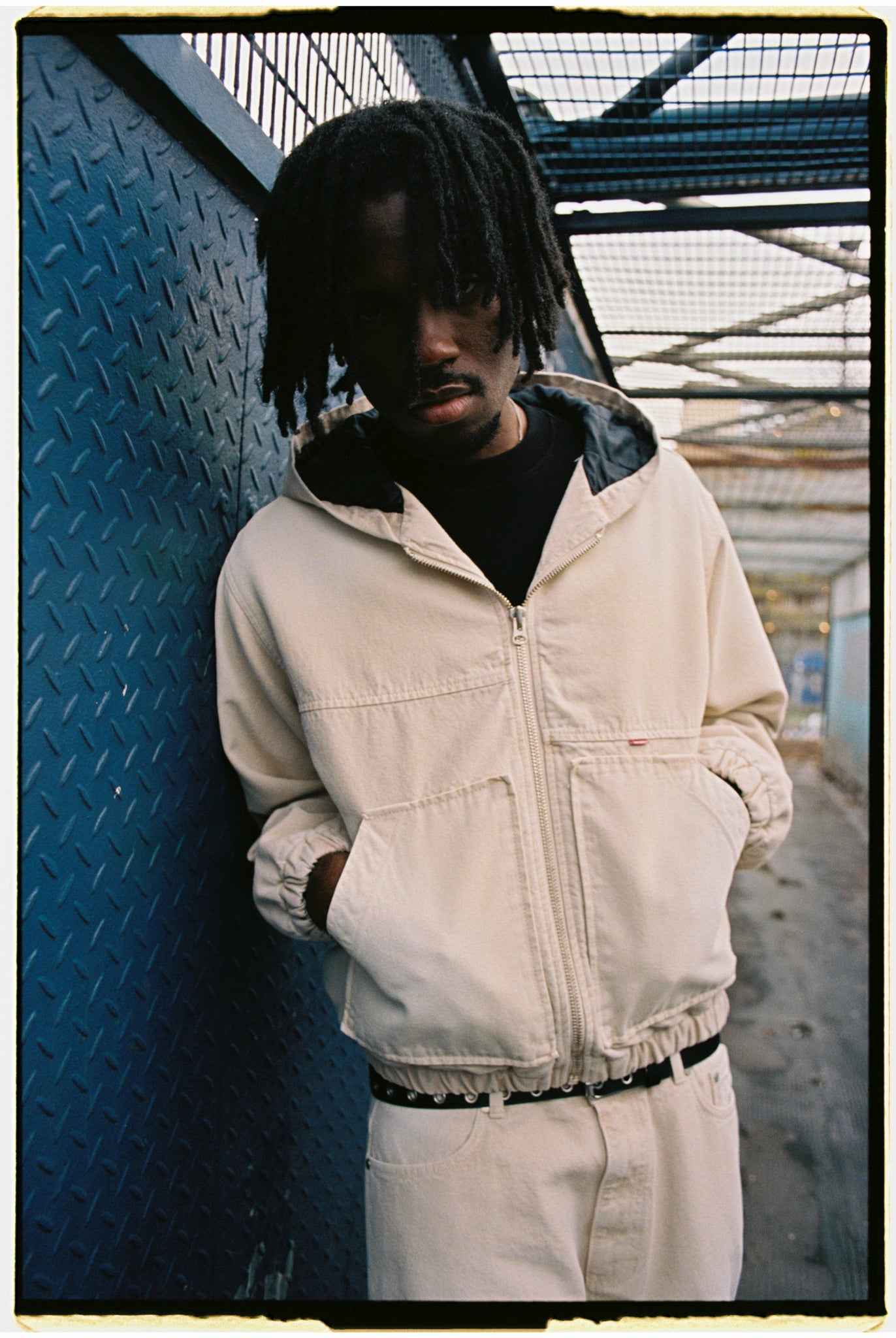 Work Canvas Jacket [Washed Beige]