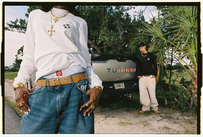 Slim Logo Longsleeve [White]