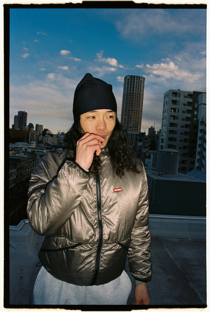 Translucent Padded Jacket [Grey]