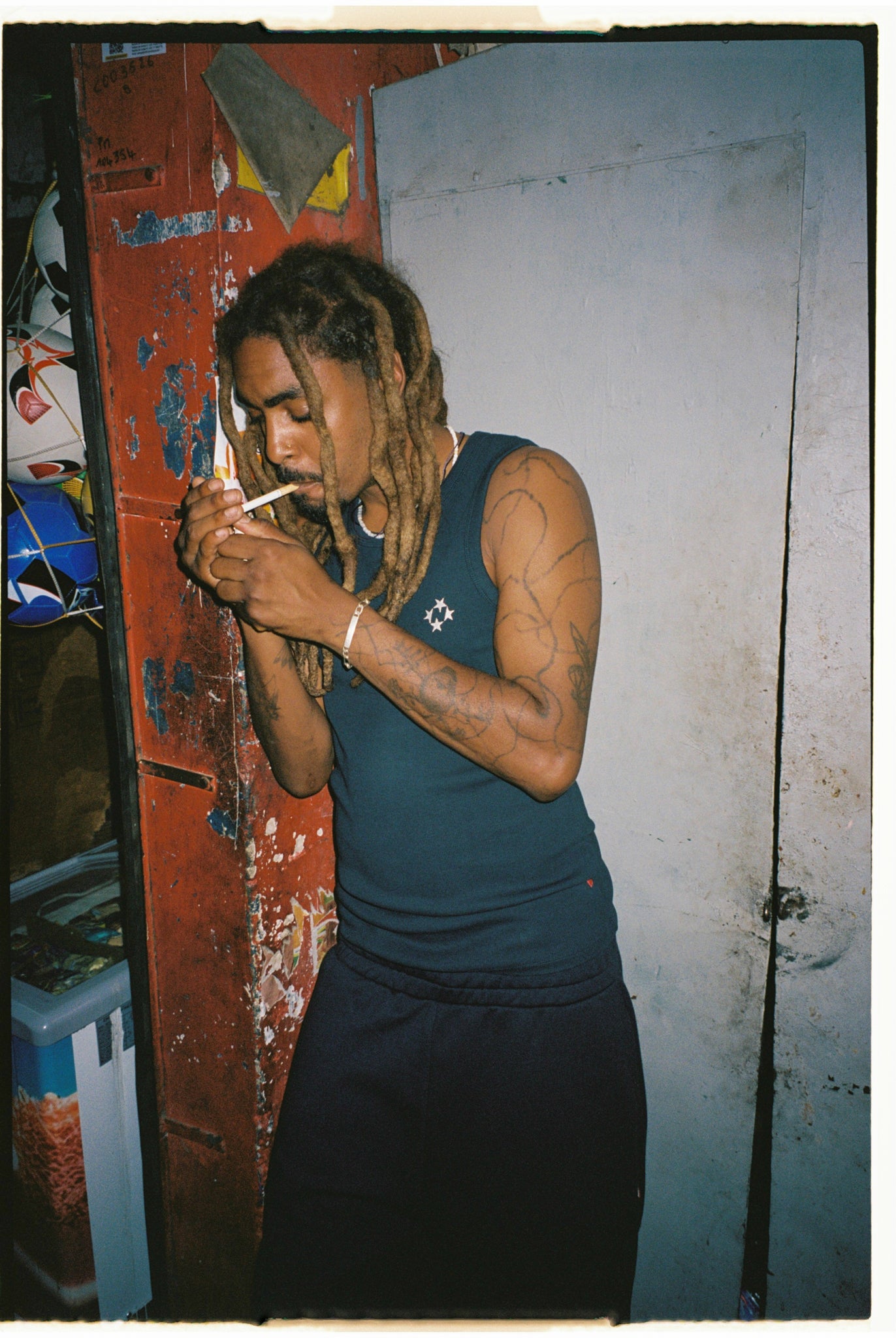 Logo Tank Top [Navy]