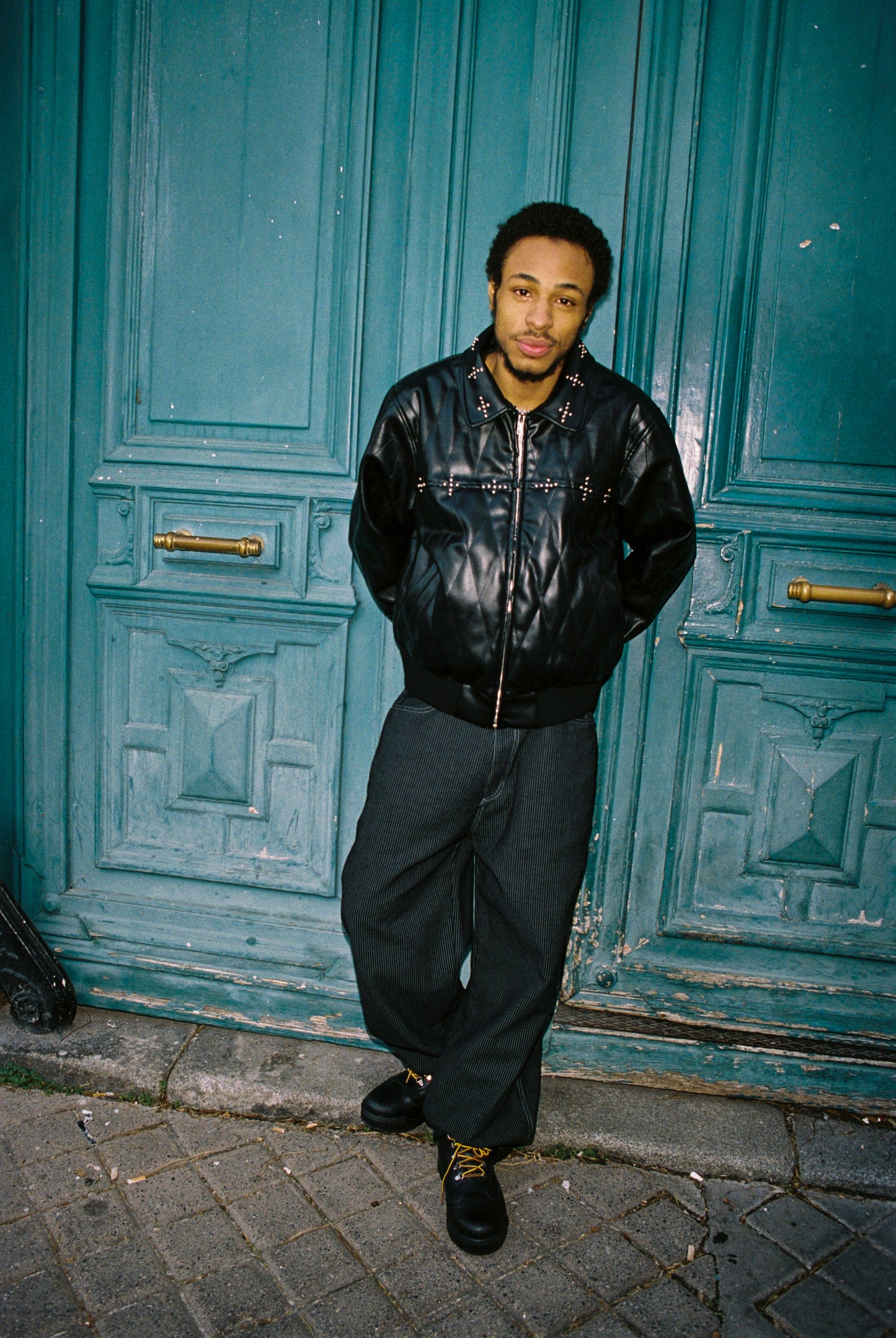 Pinstripe Jeans [Anthracite]