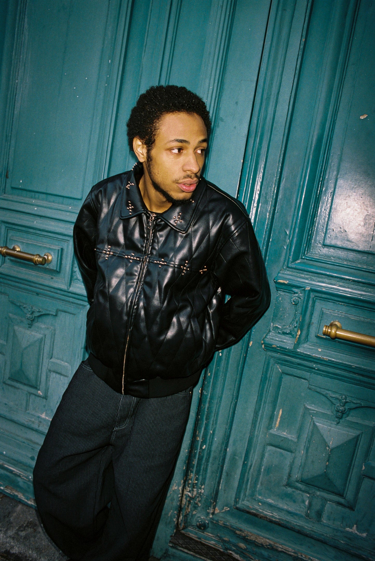 Pinstripe Jeans [Anthracite]