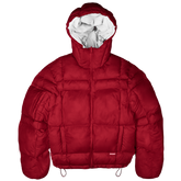 Reverse Puffer Jacket V1 [Red/White]