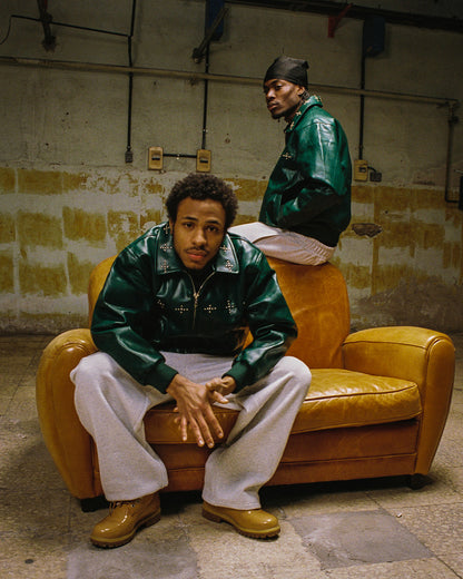 Eclipse Leather Jacket [Forest Green]