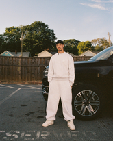 Logo Cuff Sweatpants [Grey Melange]