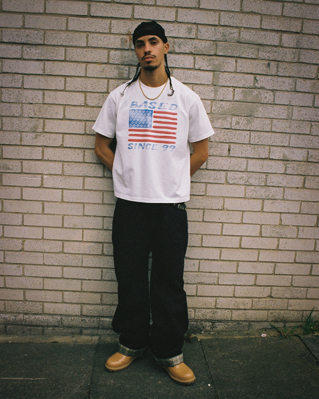 Watercolour Flag T-Shirt [White]
