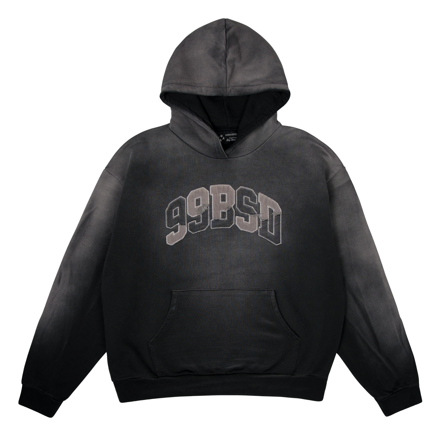 Deconstructed Hoodie [Faded Black] – 99Based