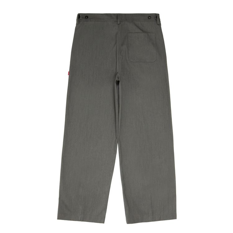 Daily Pleated Pants [Dark Grey Melange]