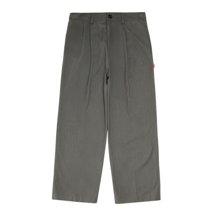 Daily Pleated Pants [Dark Grey Melange]