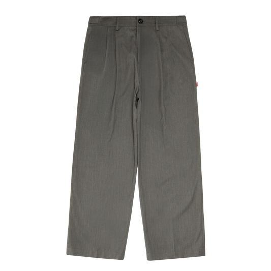 Daily Pleated Pants [Dark Grey Melange]
