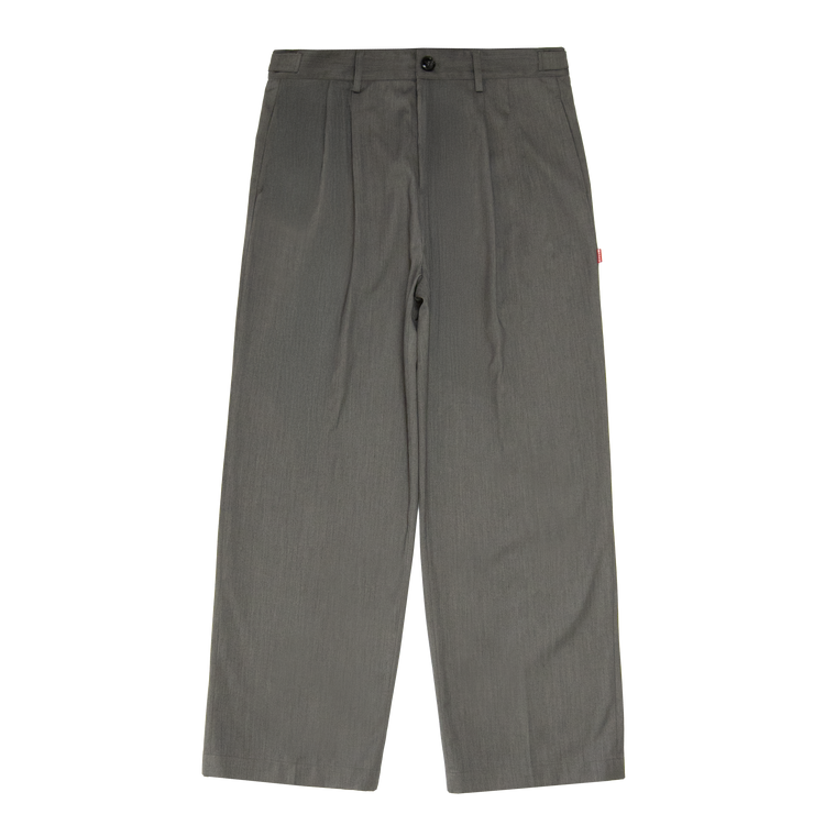 Daily Pleated Pants [Dark Grey Melange]