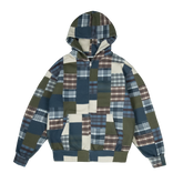 Patchwork Zip Hoodie