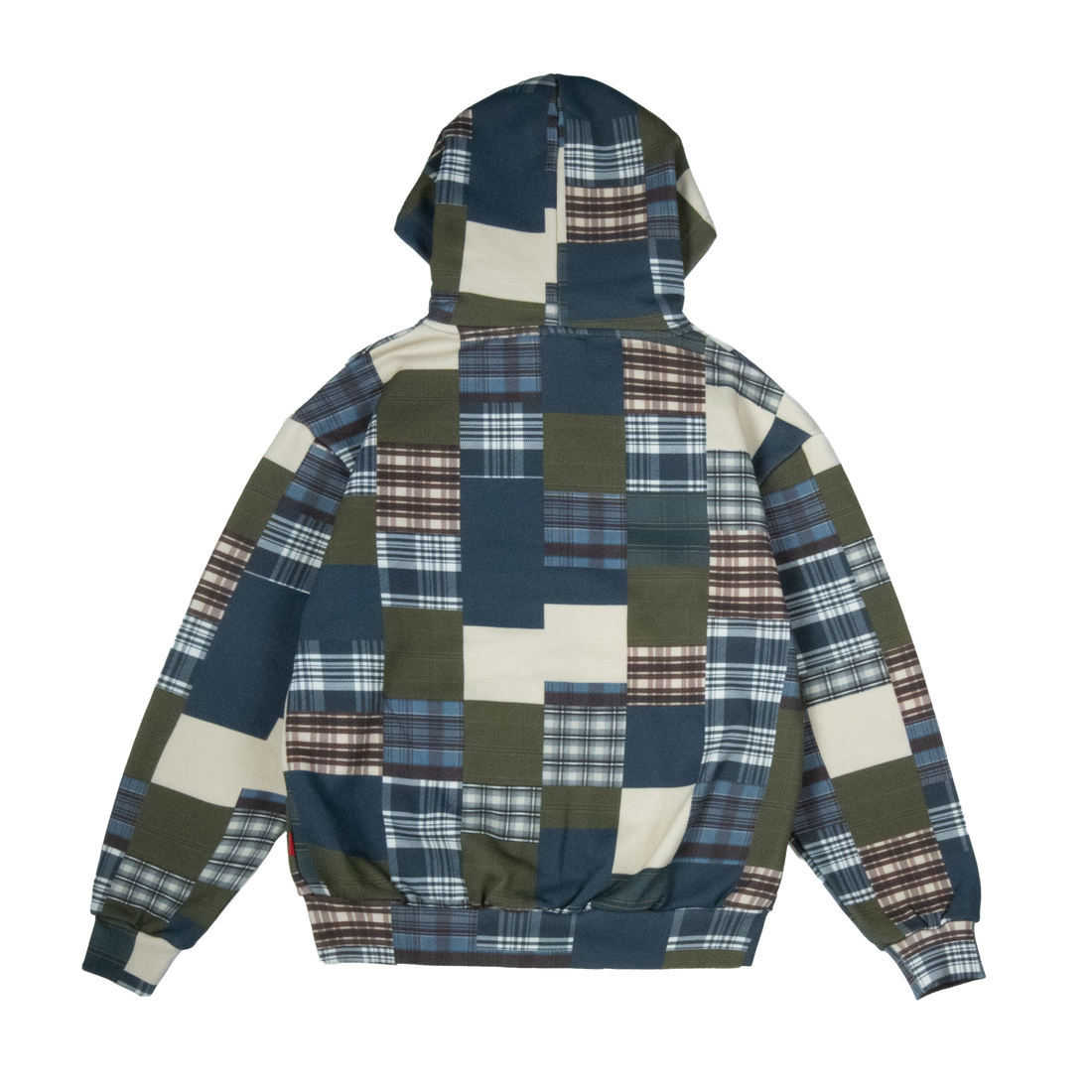 Patchwork Zip Hoodie