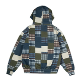 Patchwork Zip Hoodie