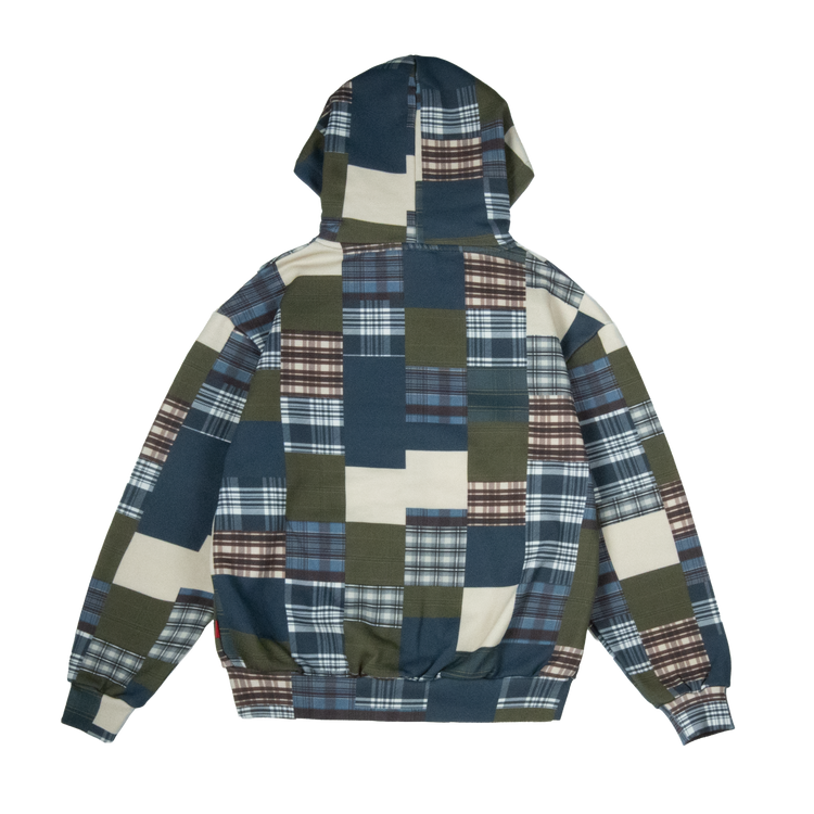 Patchwork Zip Hoodie
