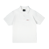 Distressed America Poloshirt [White]