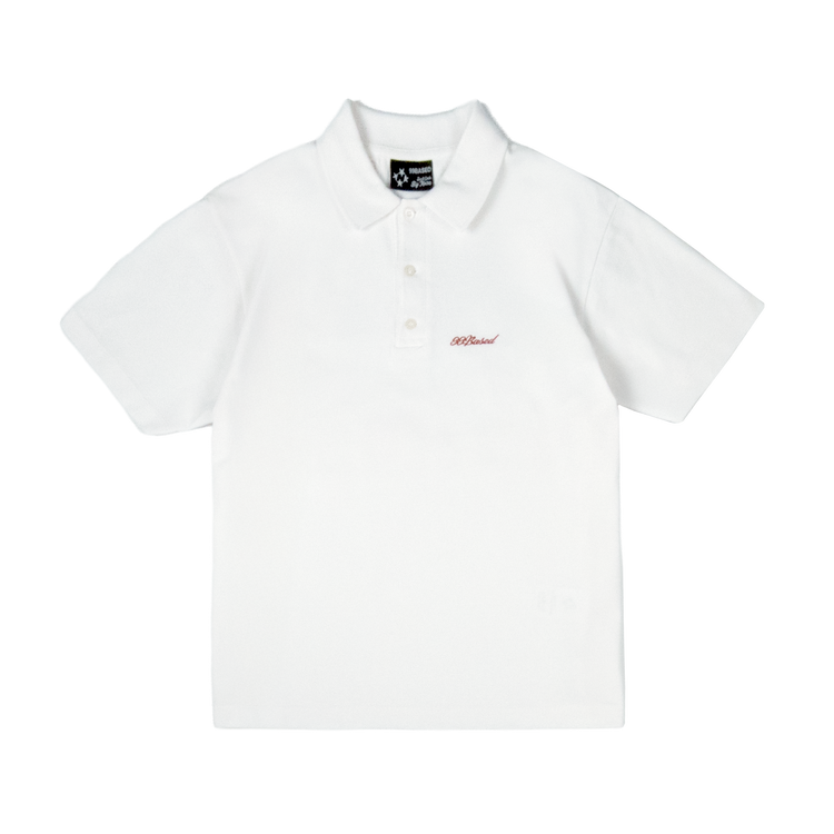 Distressed America Poloshirt [White]