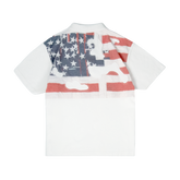 Distressed America Poloshirt [White]