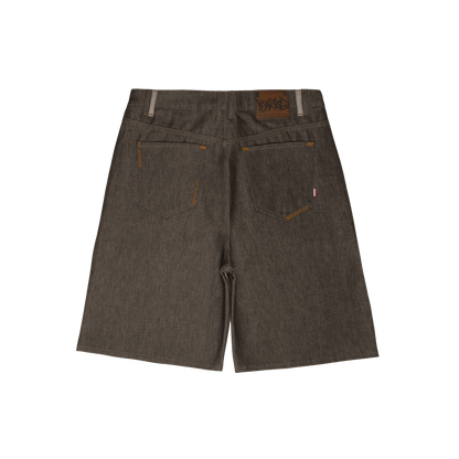 One Family Selvedge Denim Shorts [Raw Brown]