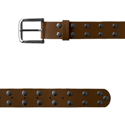 Rivet Belt [Brown]
