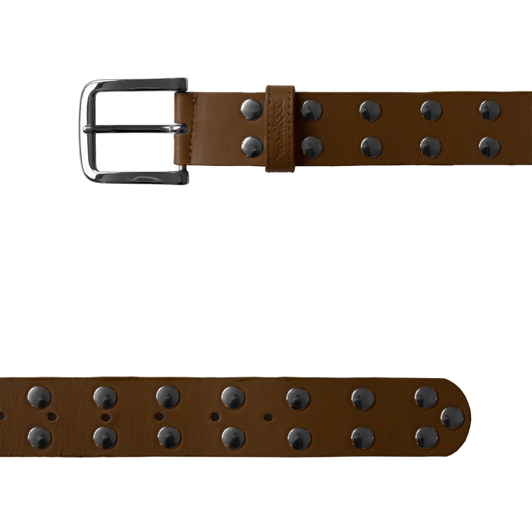 Rivet Belt [Brown]