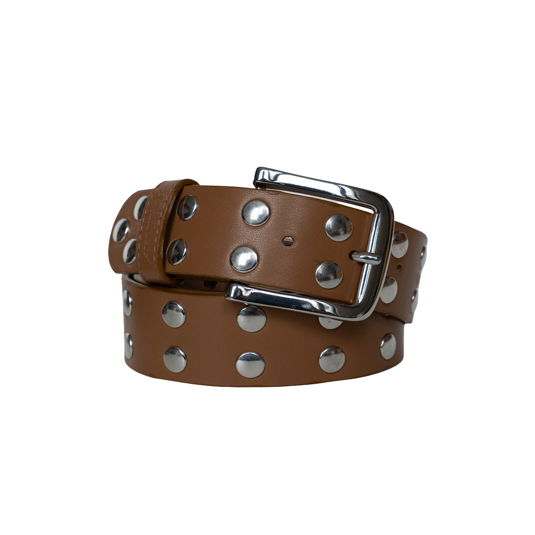 Rivet Belt [Brown]