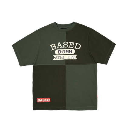 ATHL Colourblock Slim T-Shirt [Olive]