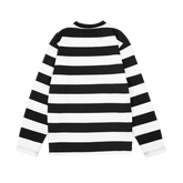 Striped Business Only Longsleeve [Black/White]