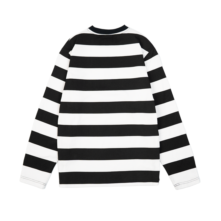 Striped Business Only Longsleeve [Black/White]