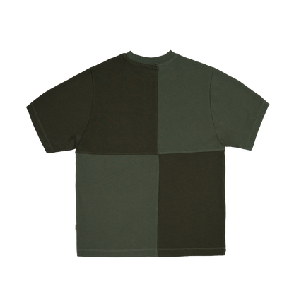 ATHL Colourblock Slim T-Shirt [Olive]