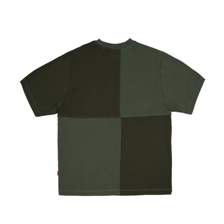 ATHL Colourblock Slim T-Shirt [Olive]