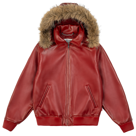 Al Capone Leather Jacket [Red]