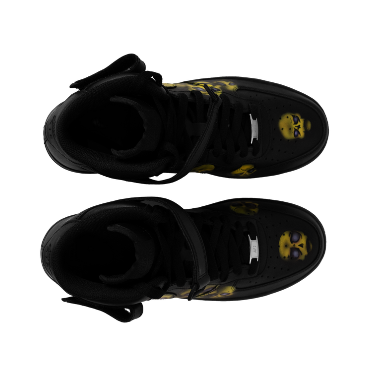 Boneheads Customized Nike Air Force One Mid [Black]