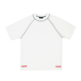Supplies Slim Waffle Raglan T-Shirt [White]