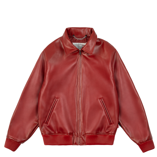 Al Capone Leather Jacket [Red]