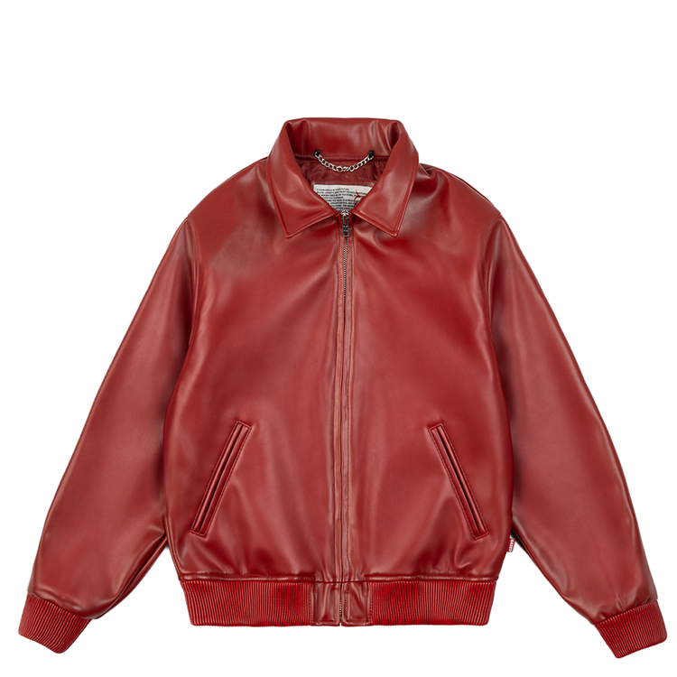 Al Capone Leather Jacket [Red]