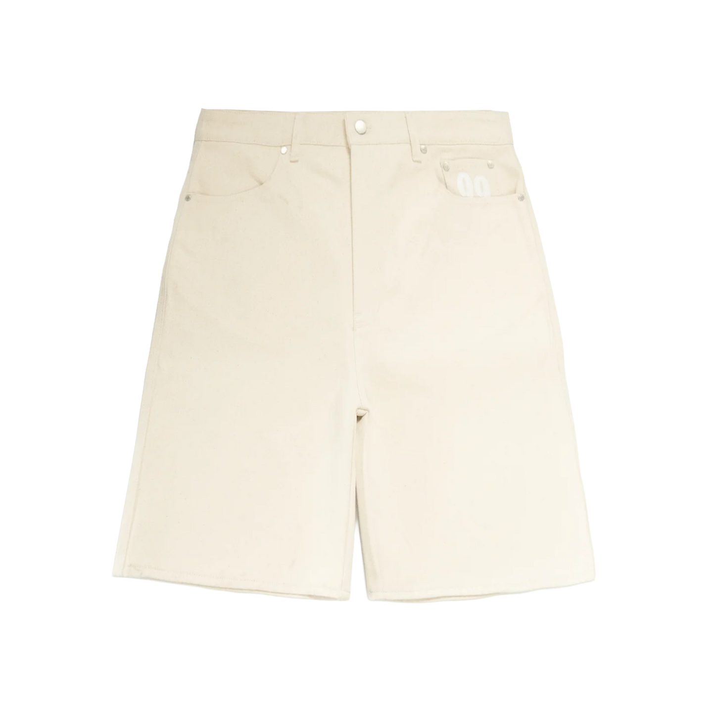 Shining Stars Denim Shorts [Raw Beige]