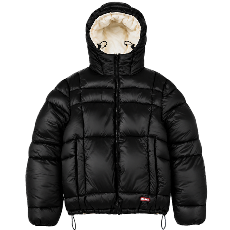 Reverse Puffer Jacket V2 [Black/Creme]
