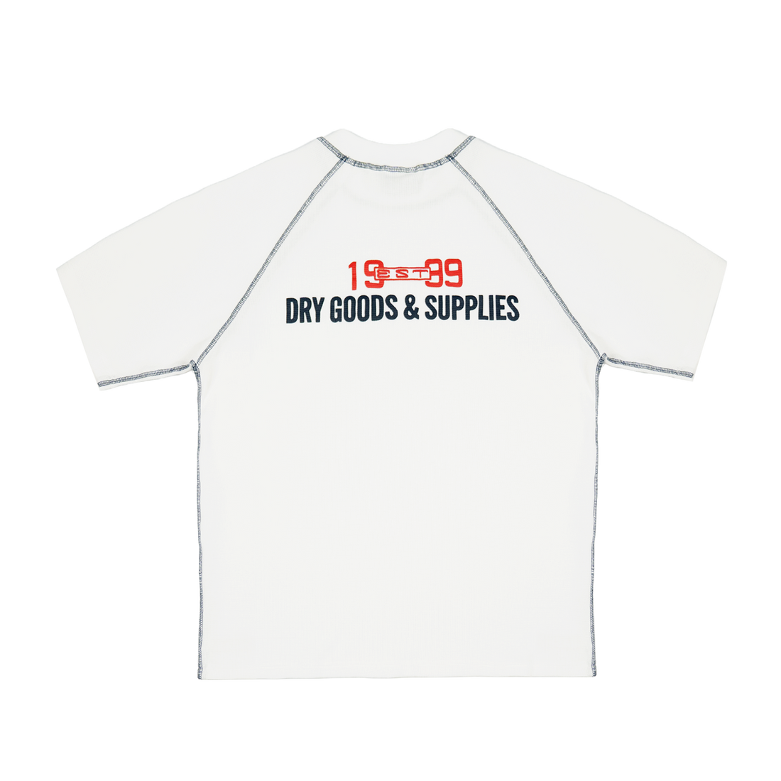 Supplies Slim Waffle Raglan T-Shirt [White]