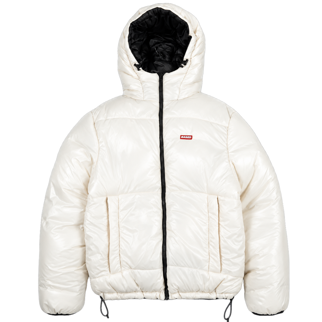 Reverse Puffer Jacket V2 [Black/Creme]