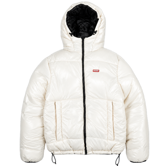 Reverse Puffer Jacket V2 [Black/Creme]
