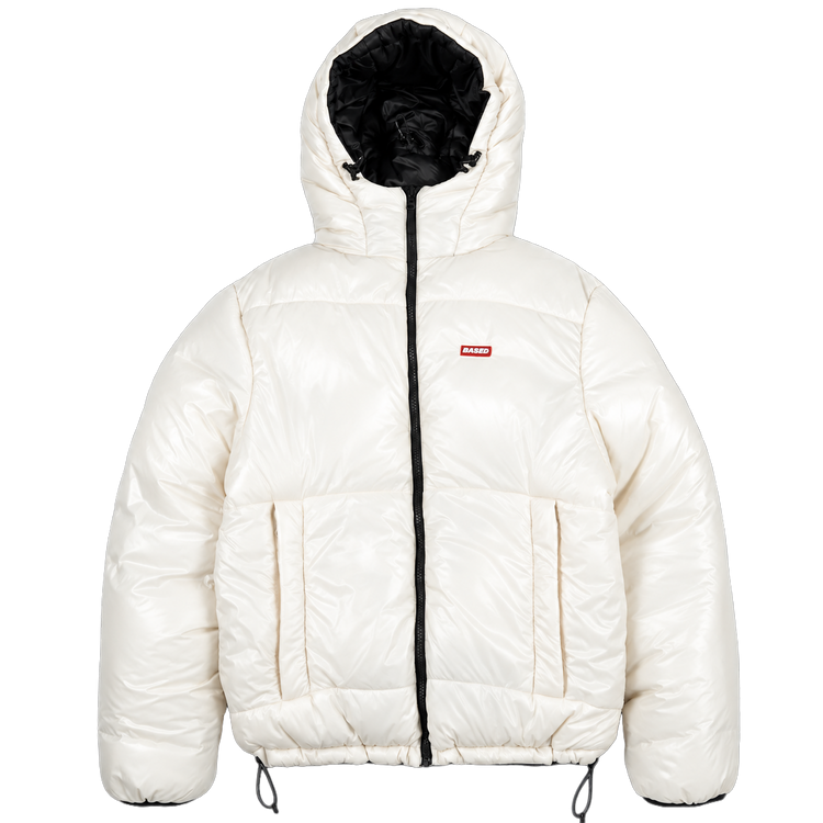 Reverse Puffer Jacket V2 [Black/Creme]