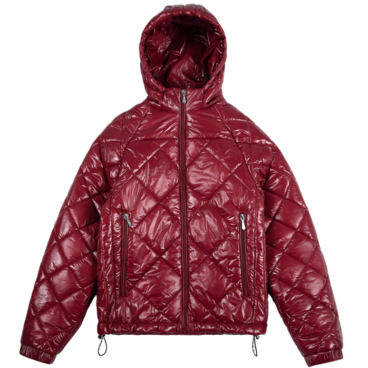 Daily Slim Puffer Jacket [Red]