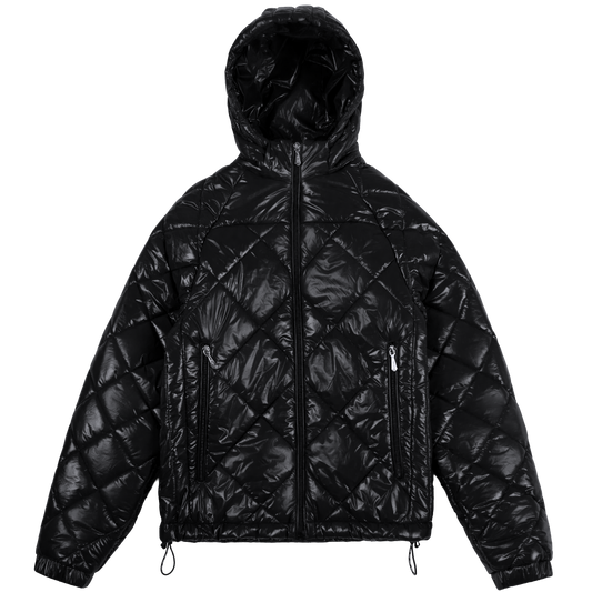 Daily Slim Puffer Jacket [Black]