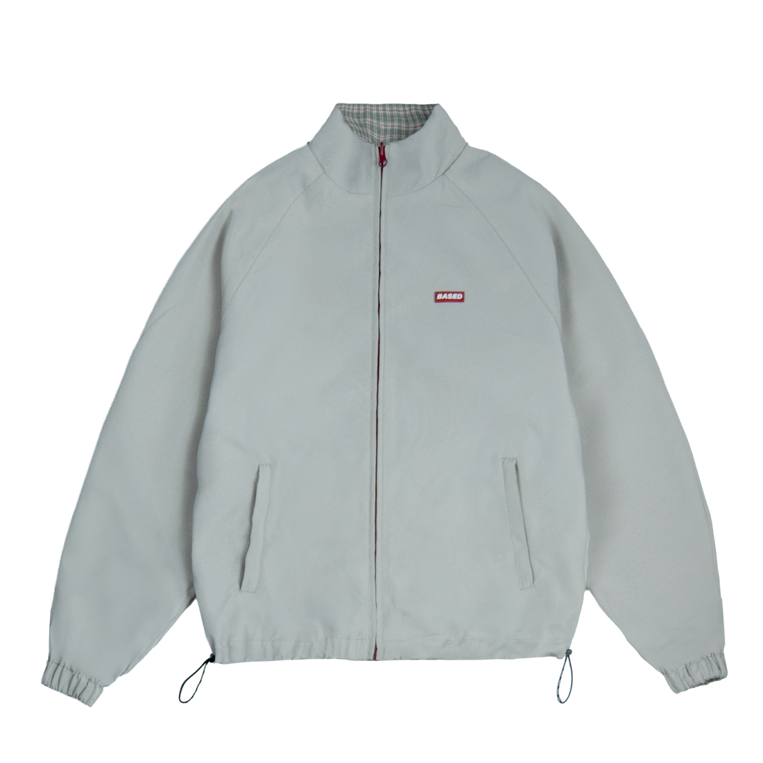 Plaid Reverse Track Jacket [Plaid Green/Grey]