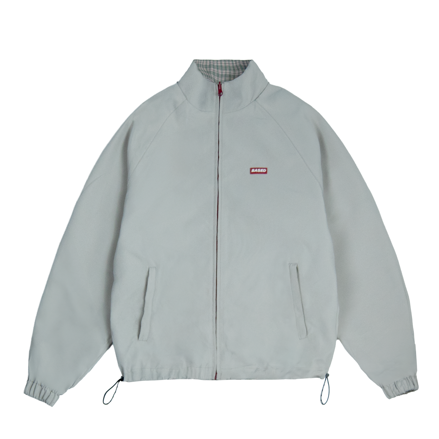Plaid Reverse Track Jacket [Plaid Green/Grey]
