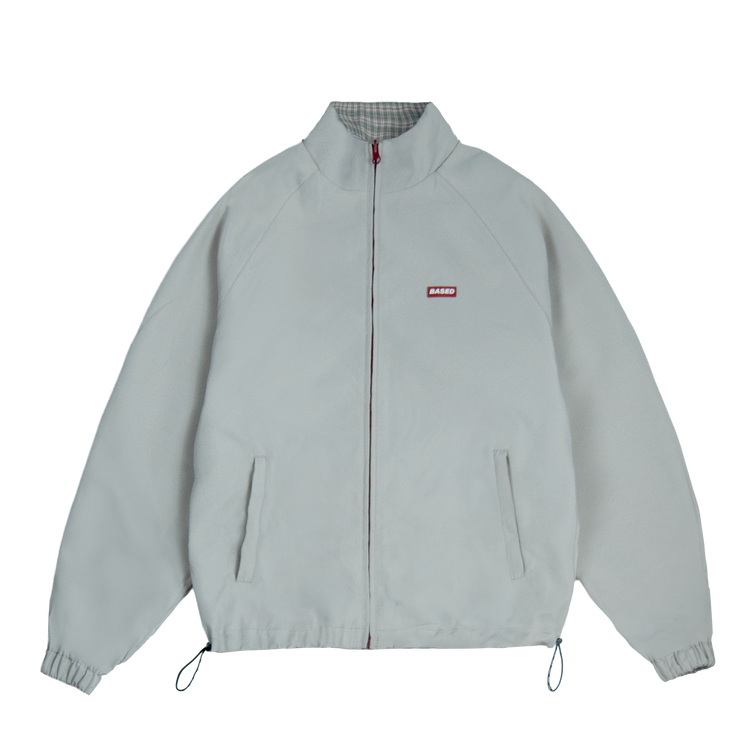 Plaid Reverse Track Jacket [Plaid Green/Grey]